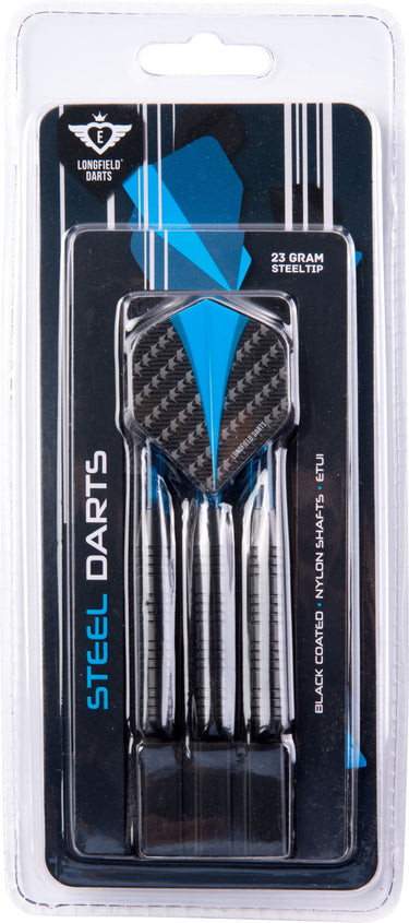 Engelhart longfield dart steeltip dartpijlen 23 gram met hoesje