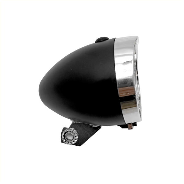 Headlight catch-it retro 3-led black bulk (p10)