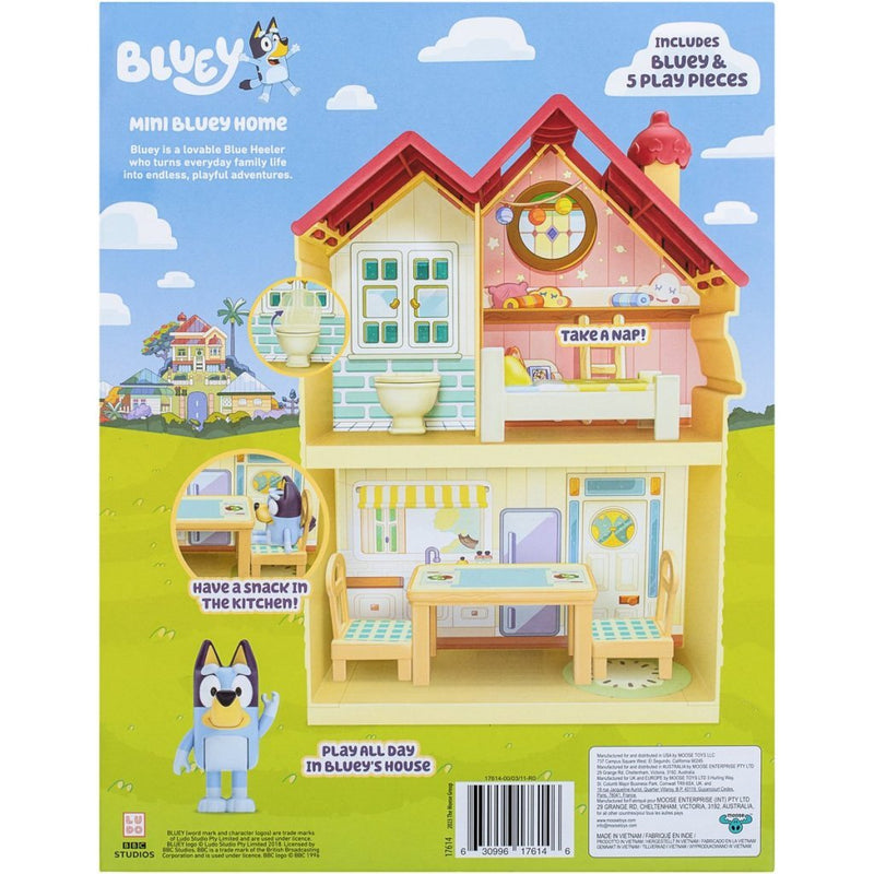 Load image into Gallery viewer, Moose toys bluey mini speelhuis met meubels en speelfiguur
