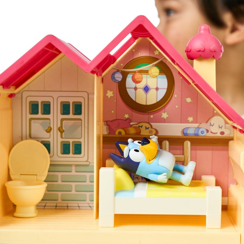 Load image into Gallery viewer, Moose toys bluey mini speelhuis met meubels en speelfiguur
