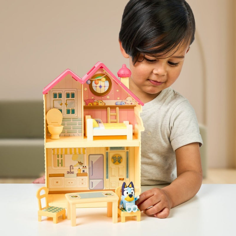 Load image into Gallery viewer, Moose toys bluey mini speelhuis met meubels en speelfiguur
