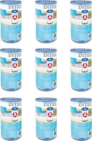 Intex 29000 filter cartridge type a 9 stuks voor zwembad 244 305 366 cm