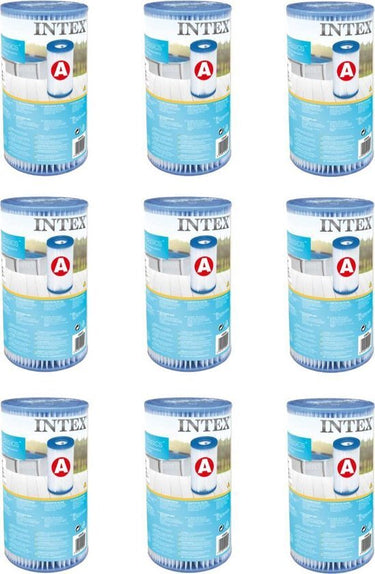 Intex 29000 filter cartridge type a 9 stuks voor zwembad 244 305 366 cm