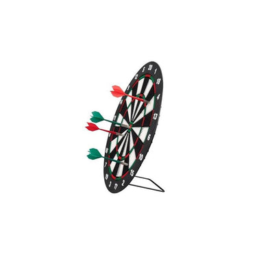 Longfield kindvriendelijk dartbord – ø 42 cm – inclusief 2 sets softip darts 18 gram – veilig dartbord voor kinderen – kindersafety –