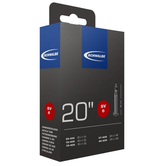 Schwalbe Binnenband 20 x 1 1 8-1.50 (28 40-406) SV6 FV 40 mm