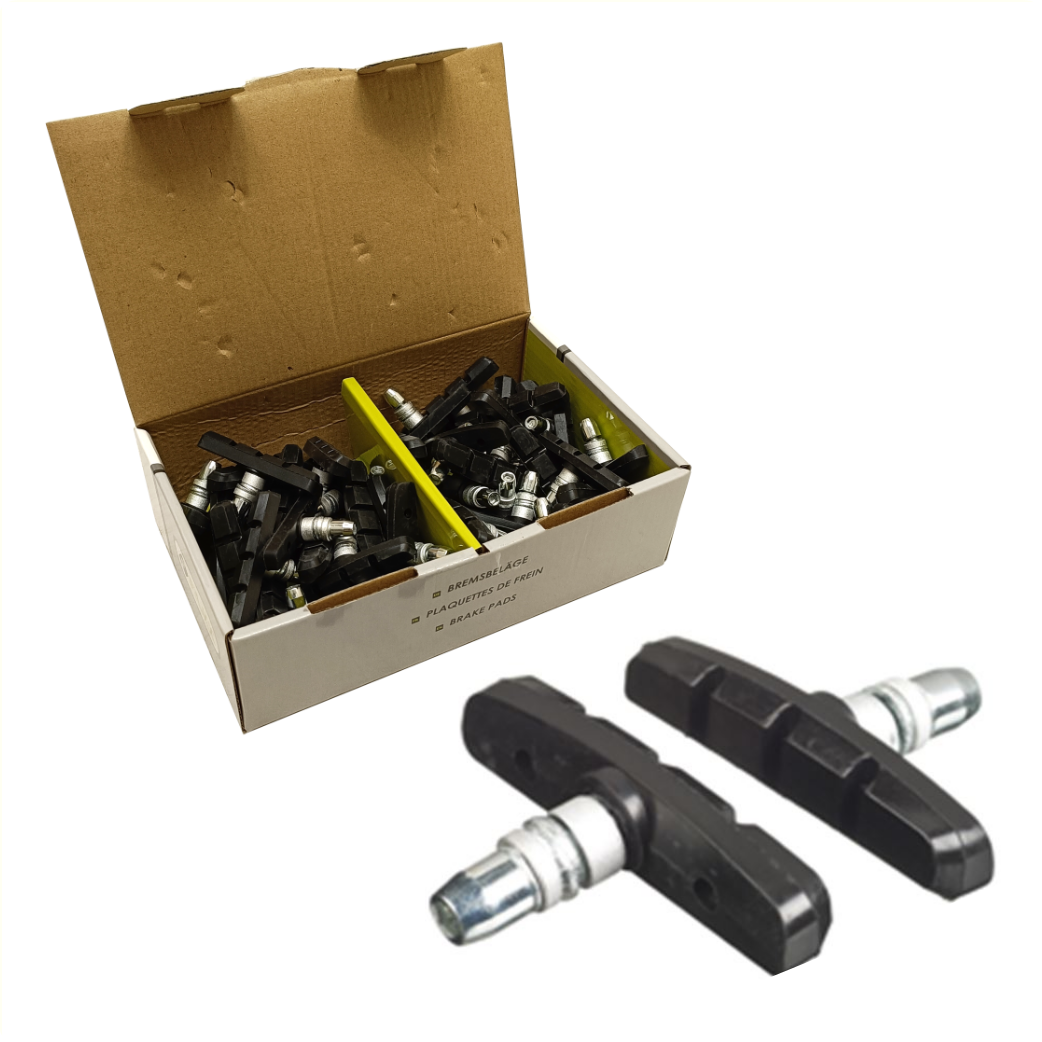 Brake pads V-brake workshop packaging p/50 sets