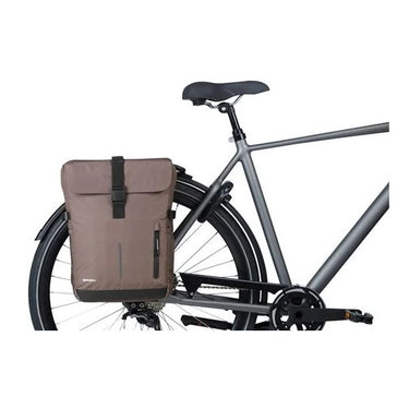 Basil tas move dubbel bruin | 30l