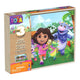 Spin master games 3-pack houten dora-puzzels, elk 24 stukken, kinderpuzzel, illustraties