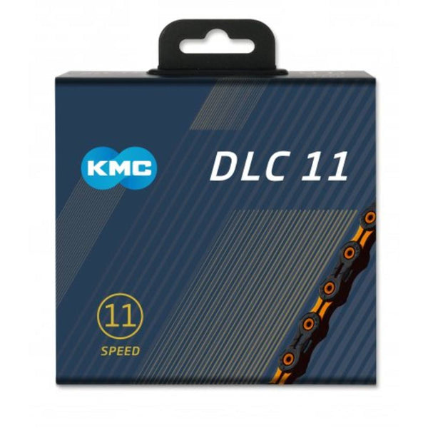 KMC chain 1/2-11/128 118 11V DLC 11 black/orange