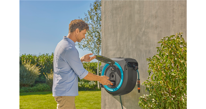 Load image into Gallery viewer, Gardena wandslangenbox powerroll xxl p4a set
