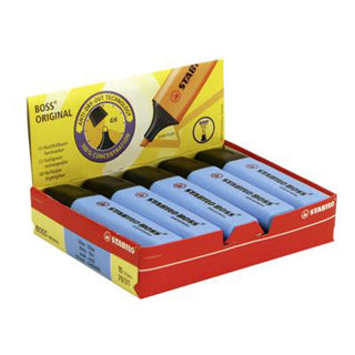 Abi tekstmarker stlo boss original ultra 2-5mm blauw schuin