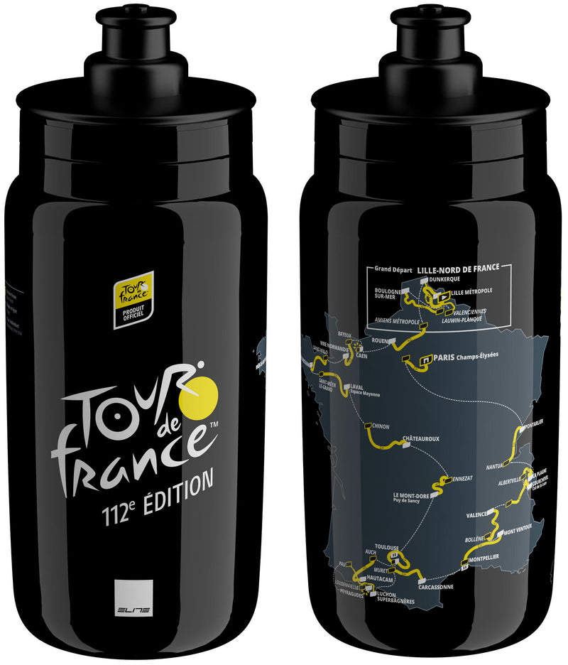 Load image into Gallery viewer, Elite bidon fly tour de france trinkfl. fly tour d e france black 550ml

