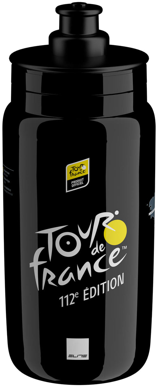 Elite bidon fly tour de france trinkfl. fly tour d e france black 550ml