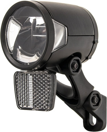 Herrmans koplamp h-black mr8 dynamo on off 180 lumen zwart