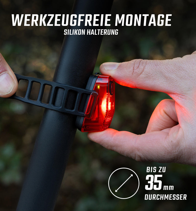 Load image into Gallery viewer, Sigma sport leuchten-set aura 40 hiro 10 ride safe to school sigma battery light set aura 40 + hiro 10 rts va.
