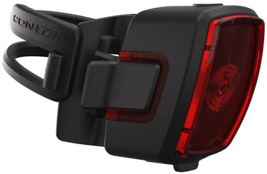 Contec led achterlicht accu-voeding dlux micro xs stop ct accu rearlight dlux micro xs stop