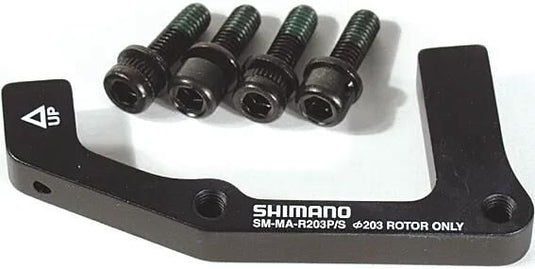 Shimano scheibenbremsadapter disc br.adapter shim. pm is 203mm rear