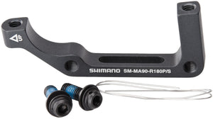 Shimano remblokhouder adapter disc br.adapter shim. pm is 180mm rear