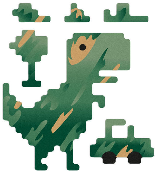 Reflective berlin reflex-sticker decals refl.sticker refl.berlin decals t-rex camouflage