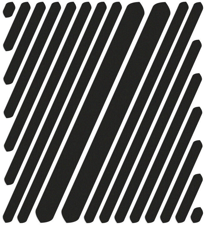 Load image into Gallery viewer, Reflective berlin reflex-sticker shapes refl.sticker refl.berlin universal black
