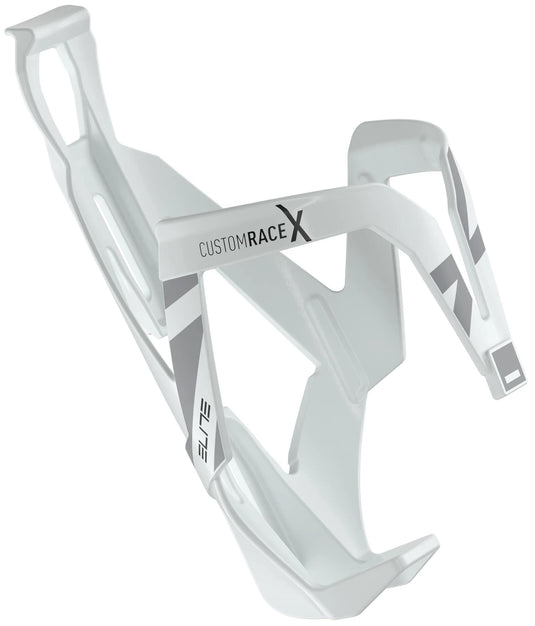 Elite trinkflaschenhalter custom race custom race 74 mm bottle cage white grey