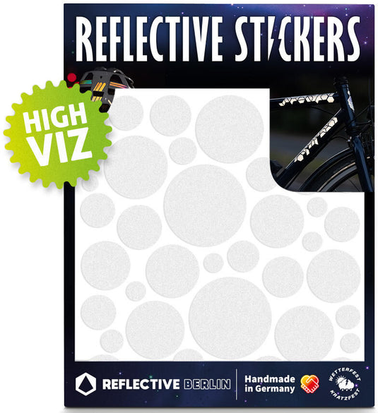 Reflective berlin reflex-sticker shapes refl.sticker refl.berlin shapes bubbles white