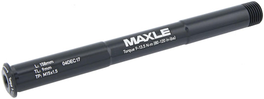 Rockshox achse maxle stealth axle rs maxle stealth 15 x 110mm 158mm