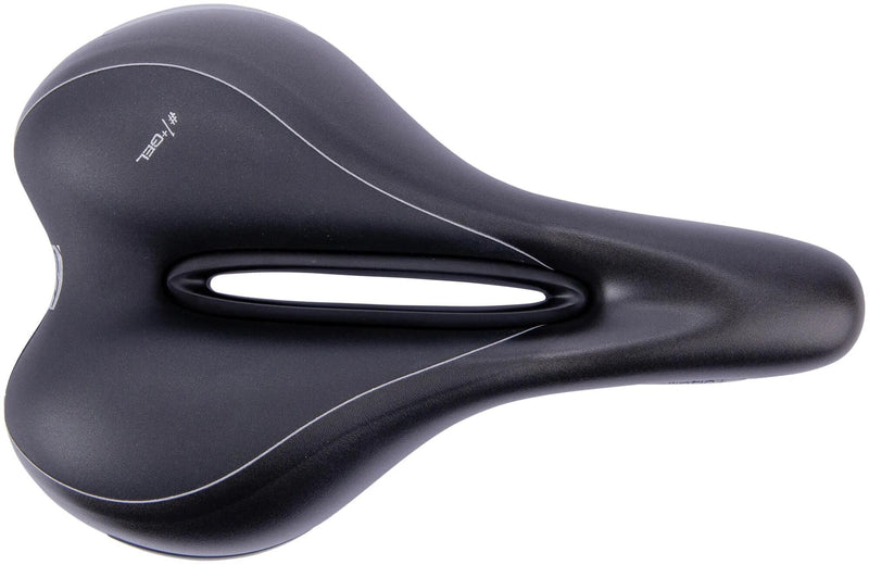 Load image into Gallery viewer, Contec sattel elliptic + ct saddle elliptic+ trekking gents black silv

