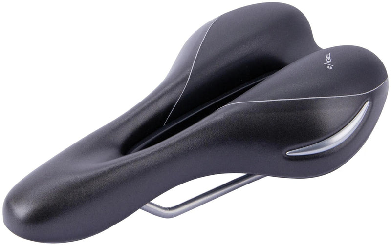 Load image into Gallery viewer, Contec sattel elliptic + ct saddle elliptic+ mtb sport unisex blk silv
