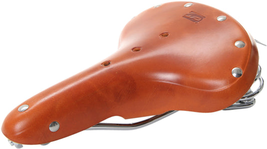 Contec zadel classic exclusiv touring herren ct saddle cl. excl. tour. leather gents honey