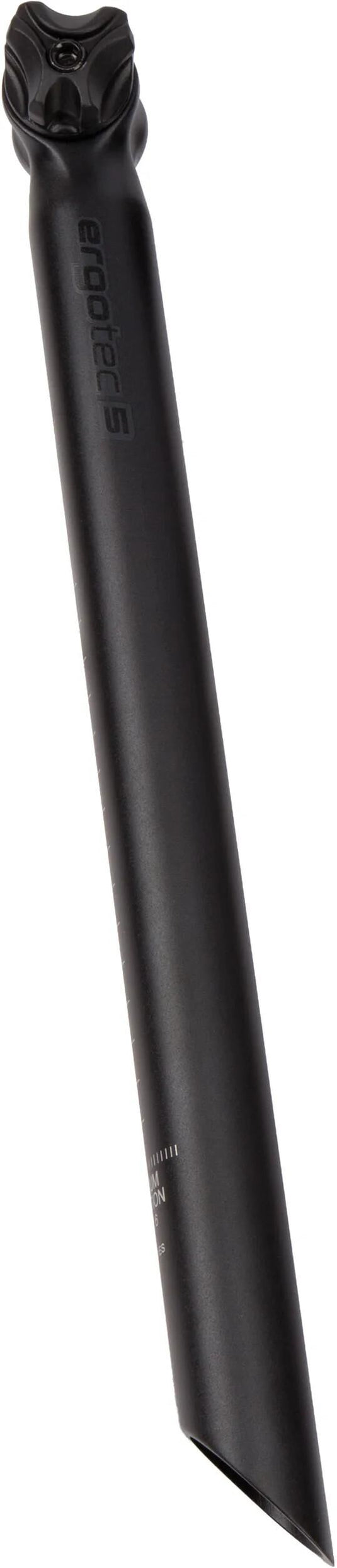Ergotec zadelpen viper 0° 31.6 x 400 zwart mat