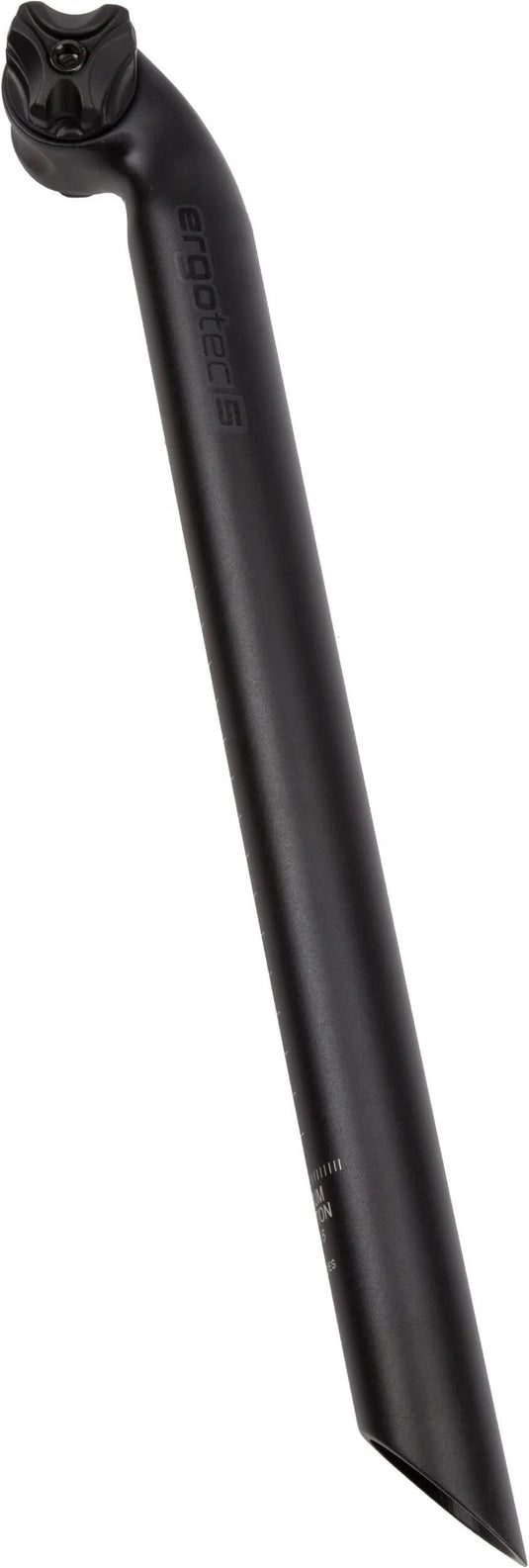 Ergotec zadelpen viper 20° 31.6 x 400 zwart mat