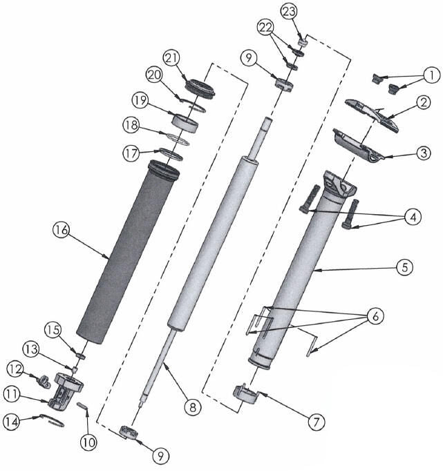 Load image into Gallery viewer, Contec service kit nara dropair dlx kit a ct service kit nara dropair dlx kit a 40mm

