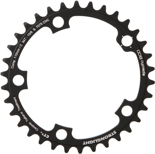 Stronglight kettenblatt ct2 chain ring strongl. ct2 cd110mm f.campa10 36t
