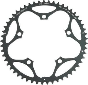 Stronglight kettingblad type s 7075 t6 chainring 7075t6 black 130 mm lochkr. 53z.