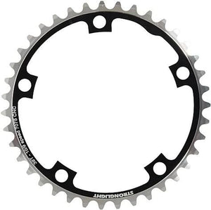 Stronglight kettingblad type s 7075 t6 chainring 7075t6 black 130 mm lochkr. 38z.