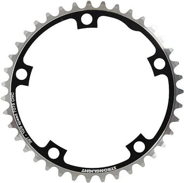 Stronglight kettingblad type s 7075 t6 chainring 7075t6 black 130 mm lochkr. 38z.