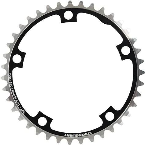 Stronglight kettenblatt type s 7075 t6 chainring 7075t6 black 130 mm lochkr. 44 z.