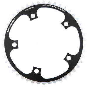 Stronglight kettingblad type s 7075 t6 chainring 7075t6 black 130 mm lochkr. 46z.