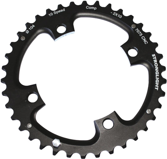 Stronglight kettenblatt mtb chain ring strongl. mtb 36t alu black