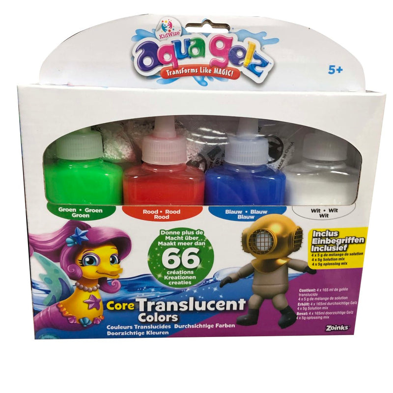 Load image into Gallery viewer, Aqua gelz translucent colors refill set 8-delig
