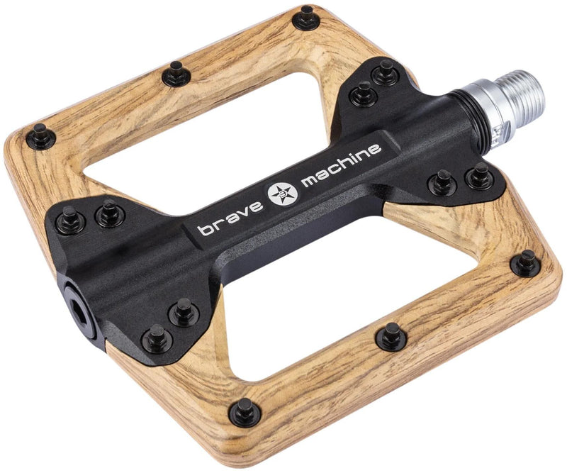 Load image into Gallery viewer, Brave pedal wood platform pedal wood black wood look
