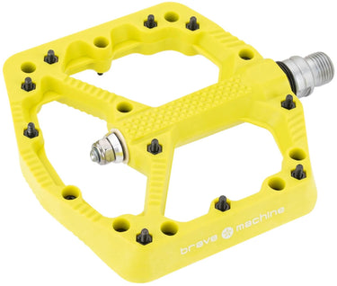 Brave pedaal freeride 1 plat.pedal freeride 1 limegreen