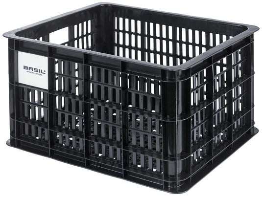 Basil gerecyclede fietskrat m 29.5 liter mik 33 x 44 x 27 cm - zwart