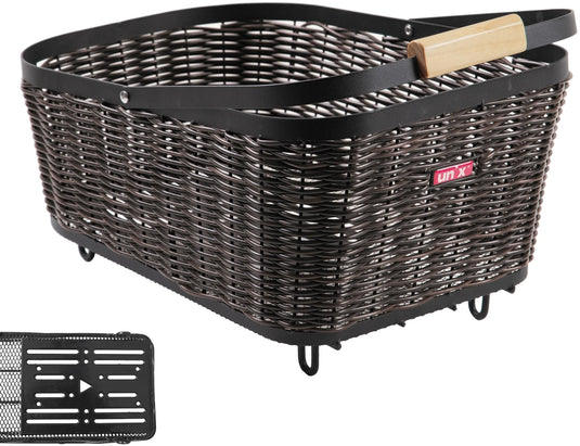 Unix korb baldo universal system rear basket baldo universal system brown