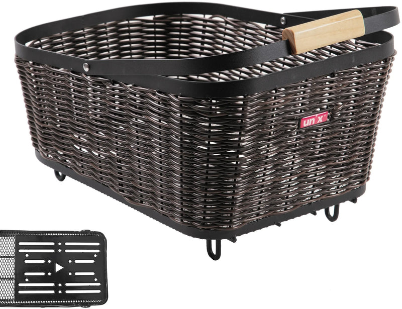 Unix korb baldo universal system rear basket baldo universal system brown