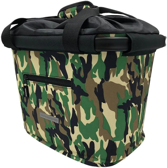 Blue bird korbtasche bag basket camouflage