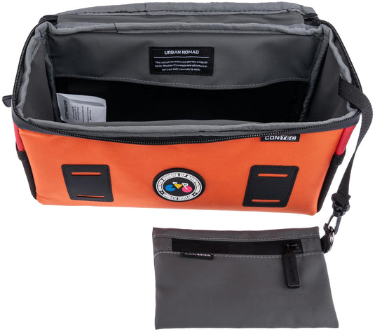 Contec lenkertasche urban nomad front 4.2 ct handlebar bag urban nomad front 4.2 orange pi