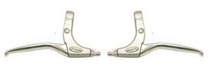 Saccon remhendel set, aluminium. zilver.