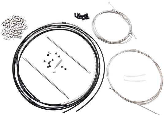 Nokon schakel- remkabelset kon 22 uni set kon 22 1,50m road+atb mtb sil.